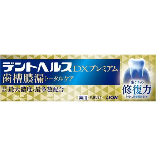 ライオン デントヘルス 薬用ハミガキ DXプレミアム 歯磨き粉 90g 歯槽