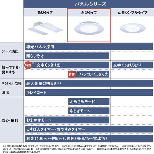 パナソニック HH-CL1092A LEDシーリングライト 10畳まで 昼光色〜電球色 リモコン付属の画像