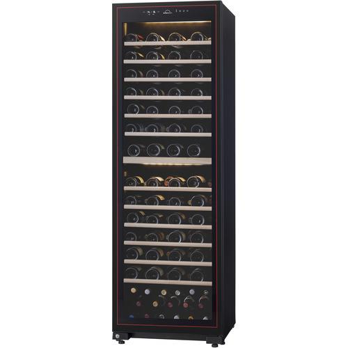 【無料長期保証】フォルスタージャパン FJC-366GD(BK) ワインセラー カジュアルプラス 122-169本収納 右開き・2温度タイプ（上室・下室） ブラック 無料長期保証】フォルスタージャパン FJC-366GD(BK) ワインセラー