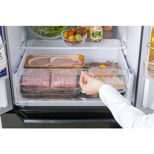 【無料長期保証】アイリスオーヤマ IRSN-32A-B 4ドア冷凍冷蔵庫 (320L・フレンチドア) ブラック｜yamada-denki｜16