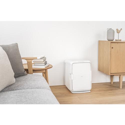 ツインバード HR-EB08W 2電源式 ポータブル電子適温ボックス 20L ホワイト HREB08Wの画像