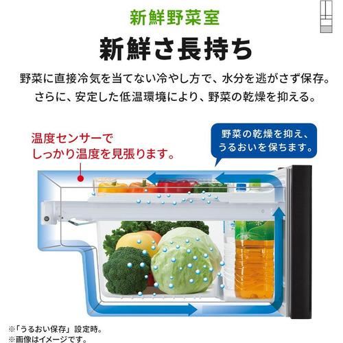 無料長期保証】三菱電機 MR-GW52TJ-W 6ドア冷蔵庫 (517L・フレンチドア