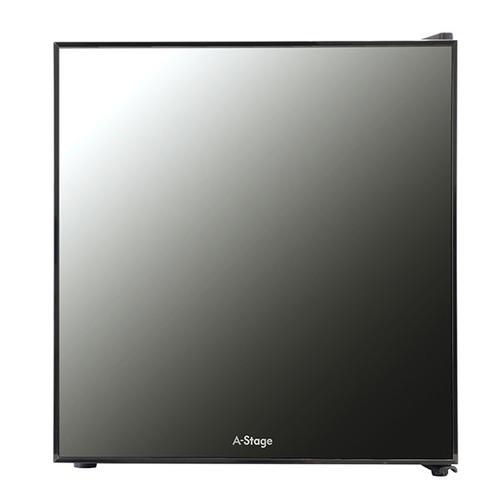 A-Stage PR01B-20MG ミラーガラス冷蔵庫 1ドア 20L 右開き 左開きに付け替え可能 ブラック_2