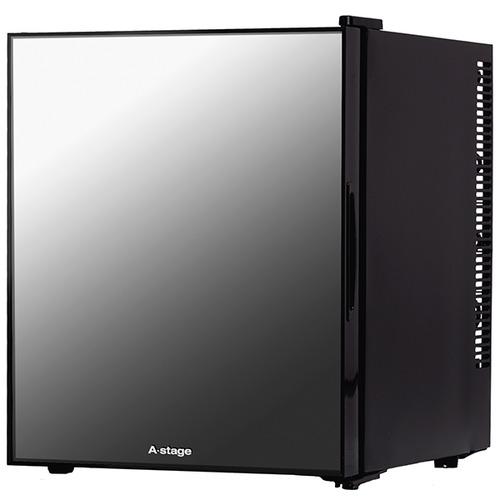A-Stage PR02B-32MG ミラーガラス冷蔵庫 1ドア 32L 左右ドア開き対応