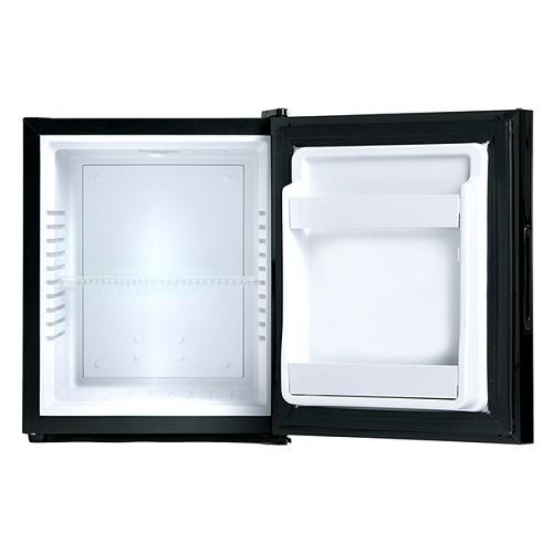 A-Stage PR02B-32MG ミラーガラス冷蔵庫 1ドア 32L 左右ドア開き対応 ブラックの画像