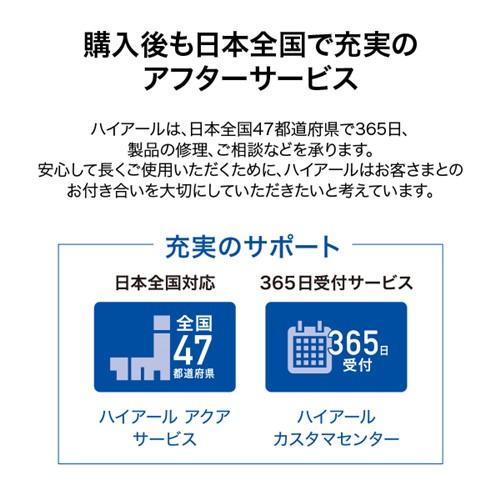 Haier JR-NF121C-W 2ドア冷蔵庫 右開き 121L ホワイトの画像