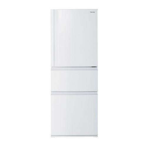 東芝 冷蔵庫 326L 右開き 3ドア 幅60cm スッキリ収納3段冷凍室