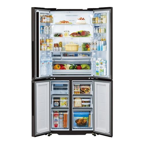 無料長期保証】アクア 冷蔵庫 420L 観音開き 4ドア 幅70cm うす型 大 