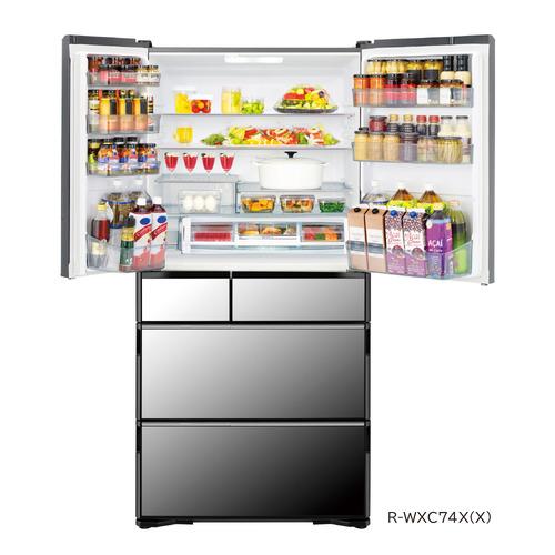 無料長期保証】日立 冷蔵庫 735L 観音開き 6ドア 幅88cm 電動引き出し