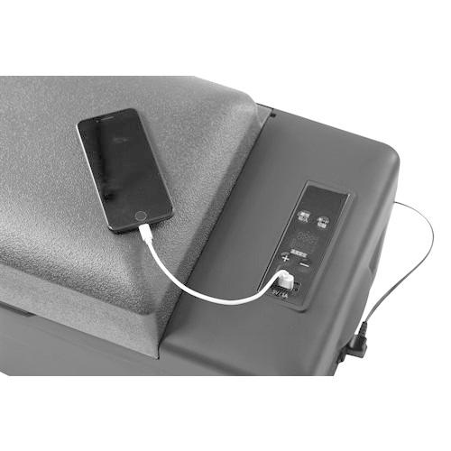 アイリスオーヤマ ポータブル冷蔵庫 20L 急速モード USBポート付 IPD-2A-B ブラック系の画像