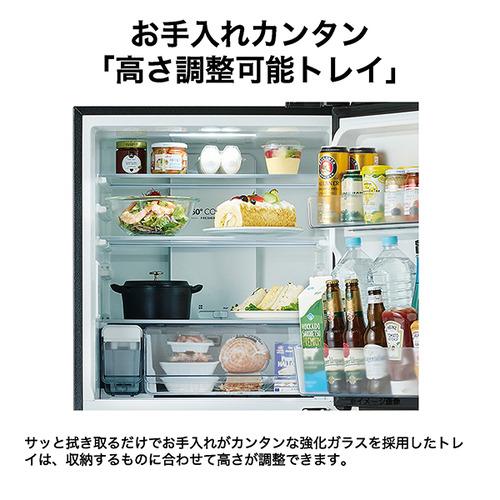 Haier 冷蔵庫 325L 右開き 3ドア 鮮度キープ冷凍 大容量野菜室 フレッシュルーム JR-CVM33A-W ホワイト系の画像