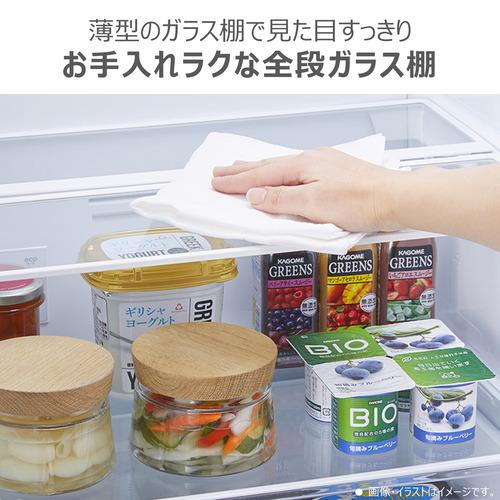 東芝 冷蔵庫 356L 右開き 3ドア 60cm うるおいラップ野菜室 3段冷凍室