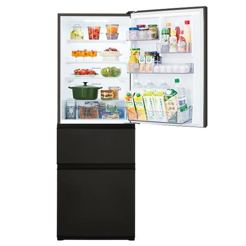 東芝 冷蔵庫 356L 右開き 3ドア 60cm うるおいラップ野菜室 3段冷凍室 