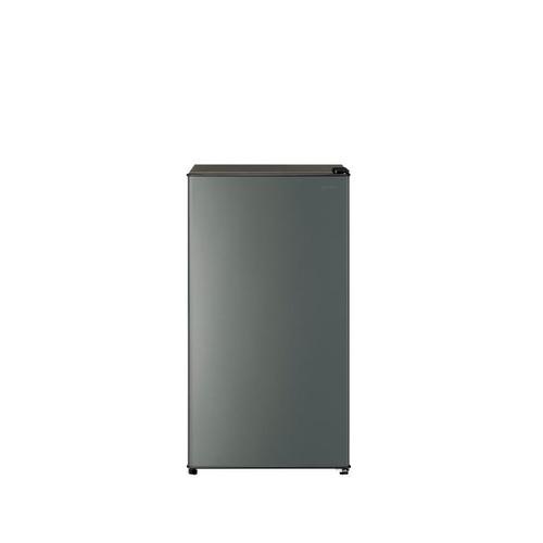 AQUA 冷蔵庫 90L 右開き 1ドア 幅45.2cm 3段ドアラック 静音設計 省エネ AQR-9A(DS) シルバー系の画像