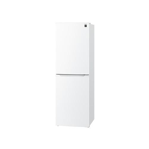 シャープ SJ-BD23R-W 2ドアドア冷蔵庫 (230L・右開き) マットホワイト