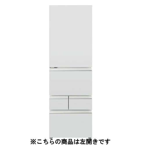 AQUA 冷蔵庫 401L 左開き 5ドア 幅60cm 真ん中野菜室 大容量冷凍室 LED