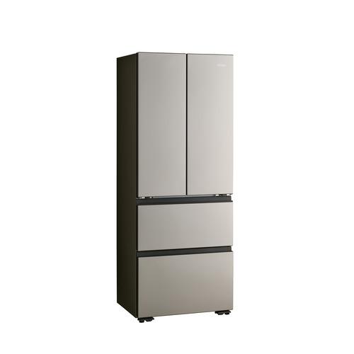Haier 冷蔵庫 411L 観音開き 4ドア 70cm 鮮度キープ冷凍 変温ケース きれいエアー JR-G41A-H グレー系の画像