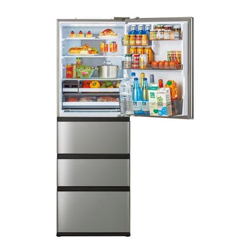 AQUA 冷蔵庫 AQR-VZ43K 右開き 4ドア 冷凍2 冷蔵1 野菜1 無料長期保証】AQUA 冷蔵庫 433L 右開き 4ドア 幅59.5cm 大容量冷凍室