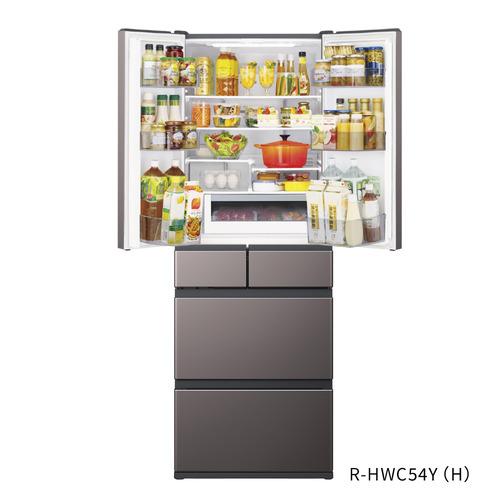無料長期保証】日立 冷蔵庫 540L 観音開き 6ドア 幅65cm まんなか3段大
