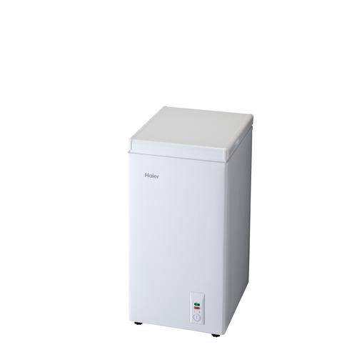 Haier 上開き式冷凍庫 本体縦84センチ横５３センチ Haier JF-C7A-W 直冷式冷凍庫 66L 上開き 1ドア 幅44cm コンパクト設計