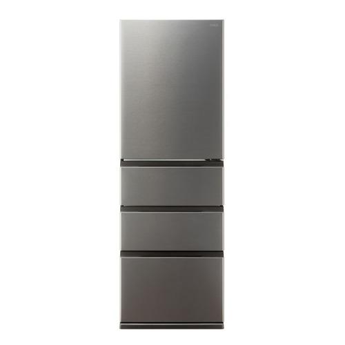 AQUA 冷蔵庫 362L 右開き 4ドア 幅60cm 大容量冷凍室 省エネ設計 AQR-36A(DS) シルバー系の画像