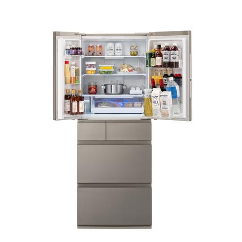 無料長期保証】パナソニック 冷蔵庫 450L 観音開き 6ドア 幅65cm 霜