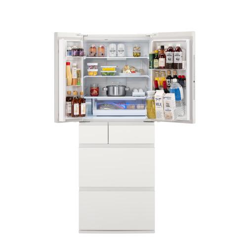無料長期保証】パナソニック 冷蔵庫 450L 観音開き 6ドア 幅65cm 霜 