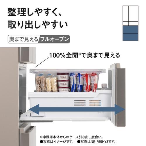 無料長期保証】パナソニック 冷蔵庫 450L 観音開き 6ドア 幅65cm