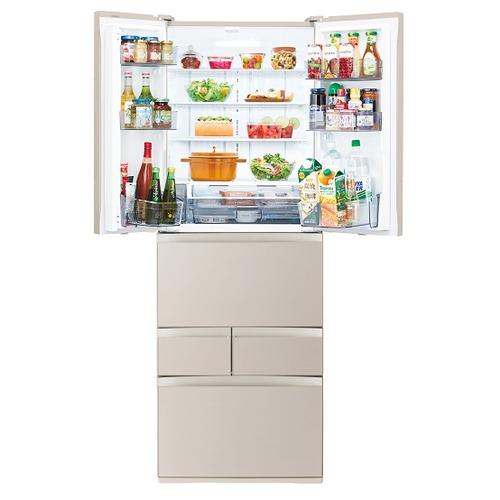 2017年製 TOSHIBA 冷蔵庫 462L GR-M460FWX(X) 無料長期保証】東芝 冷蔵庫 462L 観音開き 6ドア 幅65cm 新鮮摘みたて