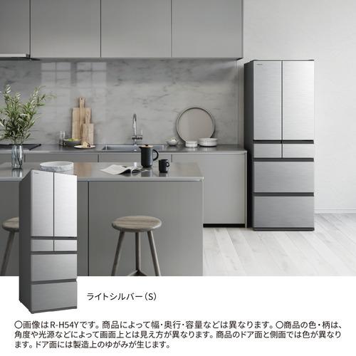 無料長期保証】日立 冷蔵庫 540L 観音開き 6ドア 幅65cm まんなか3段大