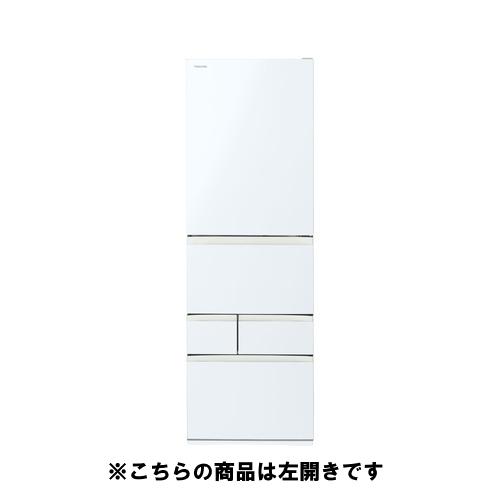 無料長期保証】東芝 冷蔵庫 465L 左開き 5ドア 幅60cm 摘みたて野菜室