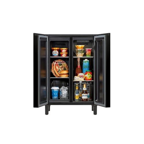AQUA 冷蔵庫 72L 観音開き 2ドア 幅60cm インバーターコンプレッサー