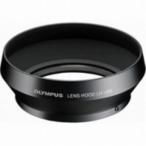 LH-48B BLK M.ZUIKO DIGITAL 17mm F1.8用 金属レンズキャップ ブラック 