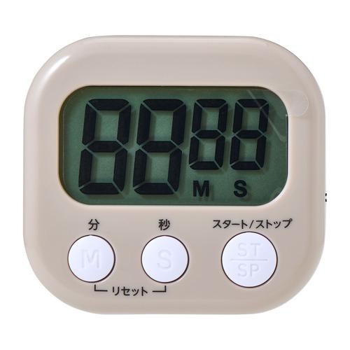 ELPA TIM-01(IV) 大きく見やすいキッチンタイマー 電池式 電池別売り