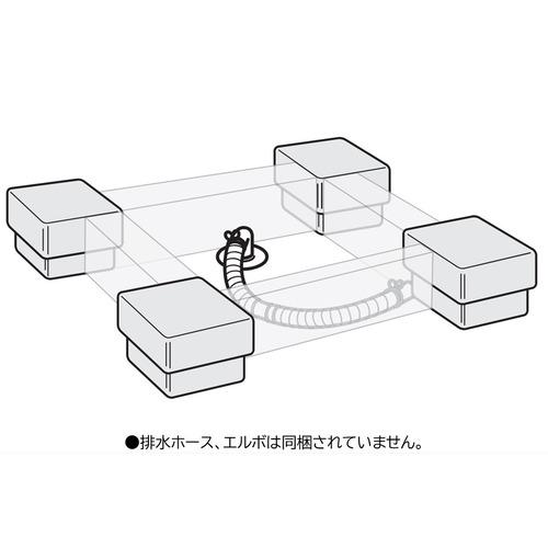 東芝 TW-AS6 ドラム式洗濯乾燥機用かさ上げ脚(保護カバー付き