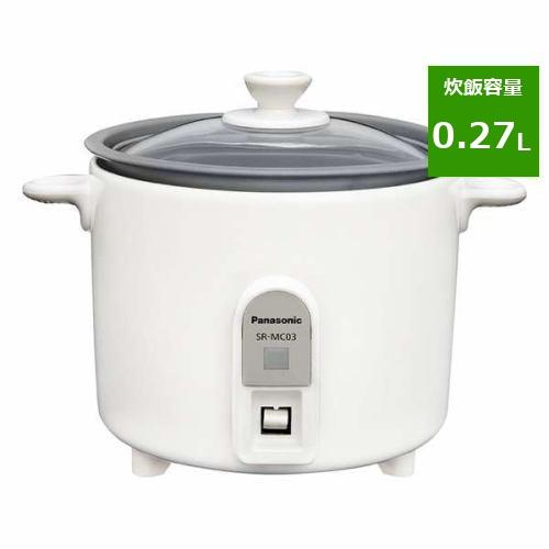 Panasonic パナソニック SR-MC03-W ミニクッカー (1.5合炊き Panasonic パナソニック SR-MC03-W ミニクッカー (1.5合炊き