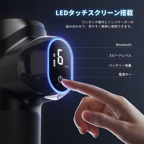 RENPHO R-C001S アプリ連動ハンディガン 黒 RC001S
