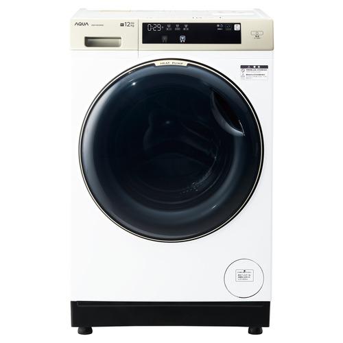 無料長期保証】【推奨品】AQUA AQW-DM12R(LW) ドラム式洗濯乾燥機 左 