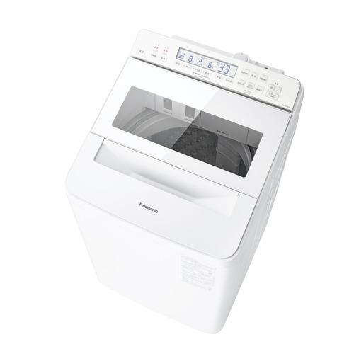取付無料！人気モデル パナソニックおしゃれホワイト洗濯機SHARP大きめ冷蔵庫 無料長期保証】パナソニック 全自動洗濯機 洗濯：8kg 幅59.2cm ビッグ