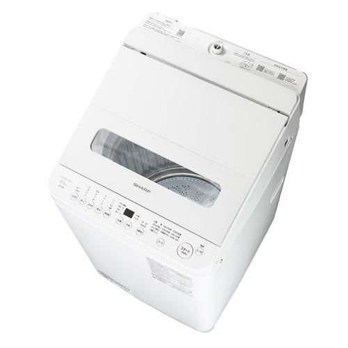 シャープ 全自動洗濯機 洗濯8kg 簡易乾燥 液体洗剤自動投入 パワフル