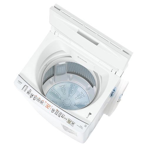 AQUA 全自動洗濯機 洗濯8kg 幅56cm 泡フルウォッシュ ほぐし仕上げ 槽