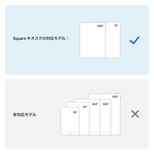 Square A-SKU-0848 多機能キオスク端末 壁掛け対応の画像