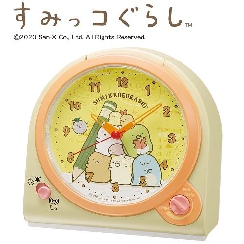 セイコークロック 40 Offの激安セール Cq162y キャラクター目覚まし時計 黄色パール2 800円 すみっコぐらし