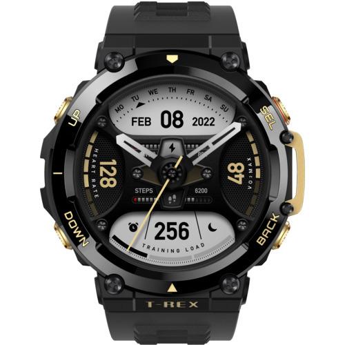 Amazfit sp170045C173 Amazfit T-Rex 2 スマートウォッチ アストロブラック＆ゴールド