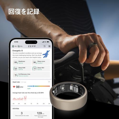 amazfit アマズフィット/スマートリング/サイズ10/Helio Ring/23215428412440/Aランク/77【中古】 Amazfit Helio Ring アマズフィット公式ストア スマートリング