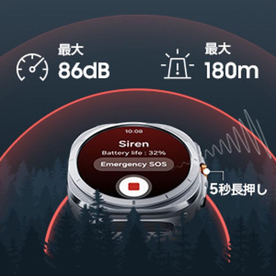 Samsung Galaxy Watch Ultra／Titanium White SM-L705FAW5SJPの画像
