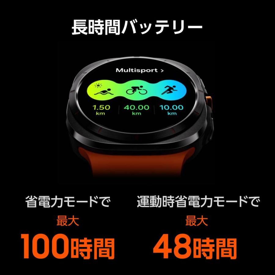 Samsung Galaxy Watch Ultra／Titanium Silver SM-L705FZS5SJPの画像