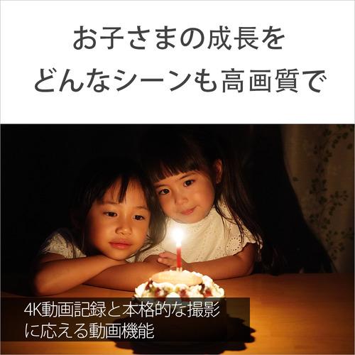 ソニー ILCE-6400YB デジタル一眼カメラ ダブルズームレンズキット ブラック｜yamada-denki｜06