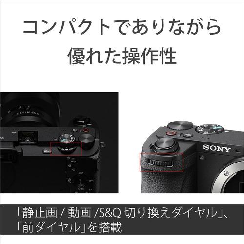 ソニー ILCE-6700M デジタル一眼カメラ α6700 高倍率ズームレンズキット ブラック ブラックの画像