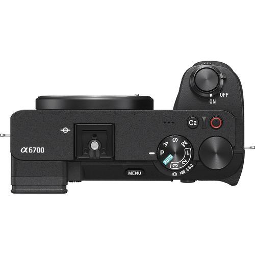 ソニー ILCE-6700M デジタル一眼カメラ α6700 高倍率ズームレンズキット ブラック ブラックの画像